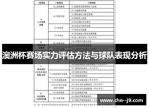 澳洲杯赛场实力评估方法与球队表现分析