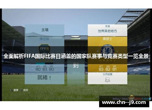 全面解析FIFA国际比赛日涵盖的国家队赛事与竞赛类型一览全景